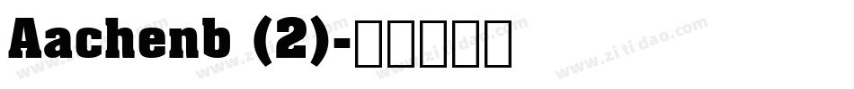 Aachenb (2)字体转换